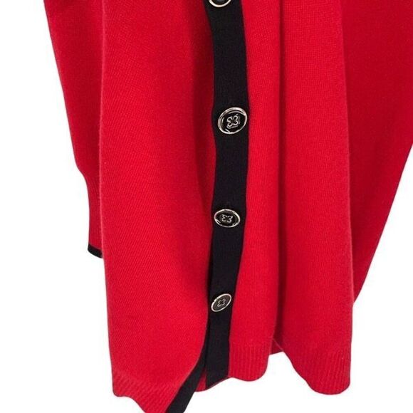 Chico's Womens Mock Neck Blended Knit Long Sleeve Tunic Sweater Red Size 2 Large - Picture 2 of 10